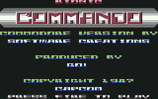 Bionic Commando screenshot 4 for Commodore 64